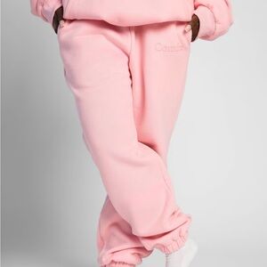 Comfort-unisex Pink Sweatpants